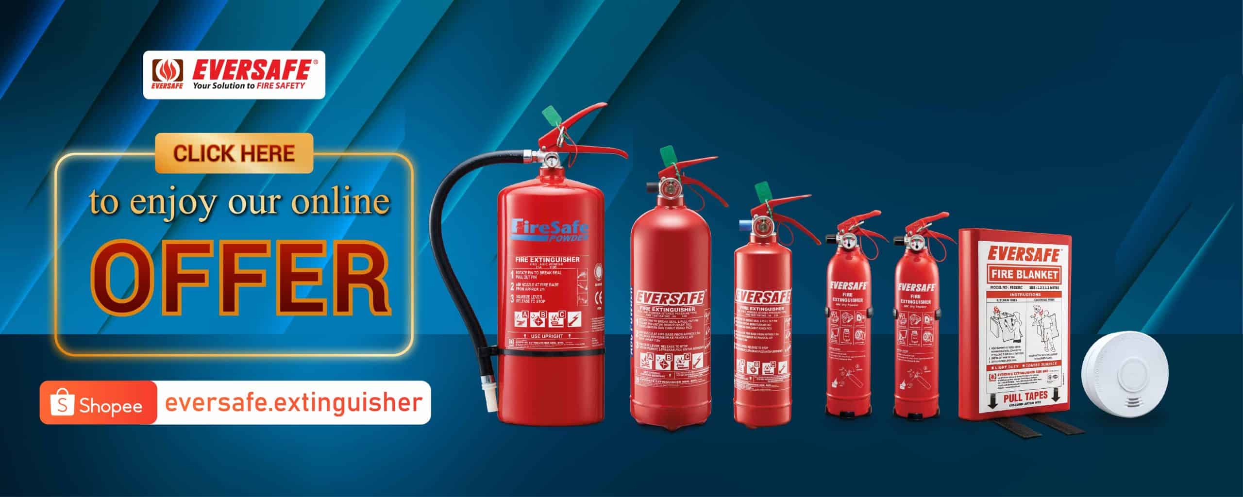 Shopee Eversafe fire extinguisher Malaysia supplier